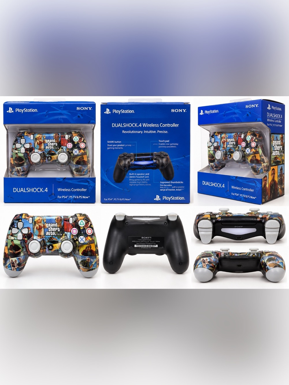 Sony DualShock 4 Wireless Controller - Black with Silver Accents